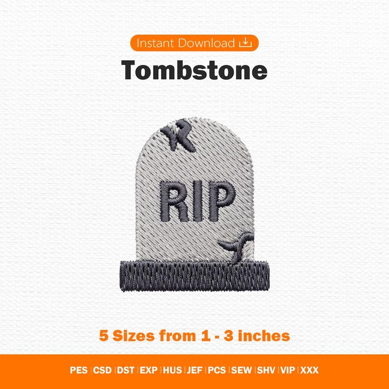 Rip Gravestone - Etsy