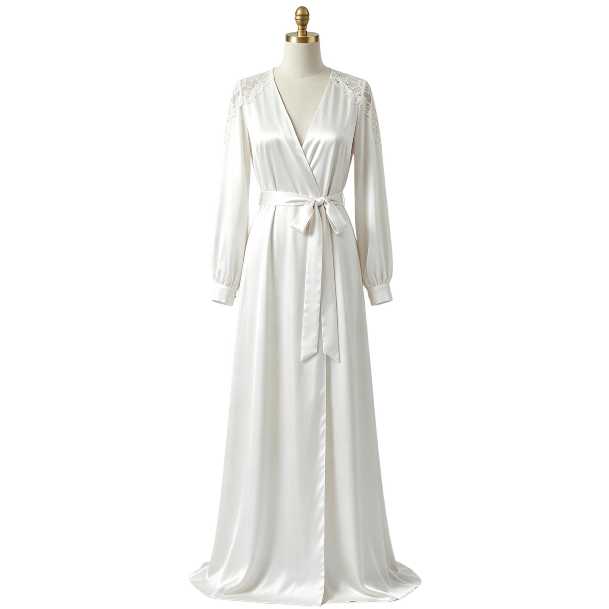 White Satin Maternity Dress - Etsy