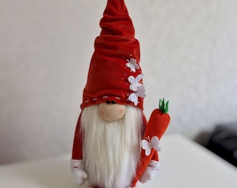 Handmade Red Gnome