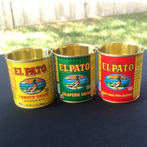 Pequeña saque de salsa española latas de boda centro de fiesta decoración de la pieza