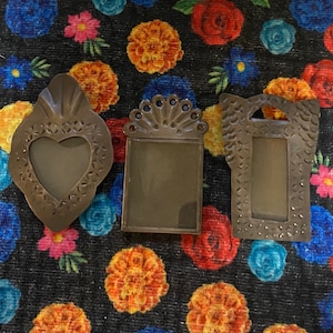 Set med 3 Nicho Magnet-ramar i plåt, blandad design