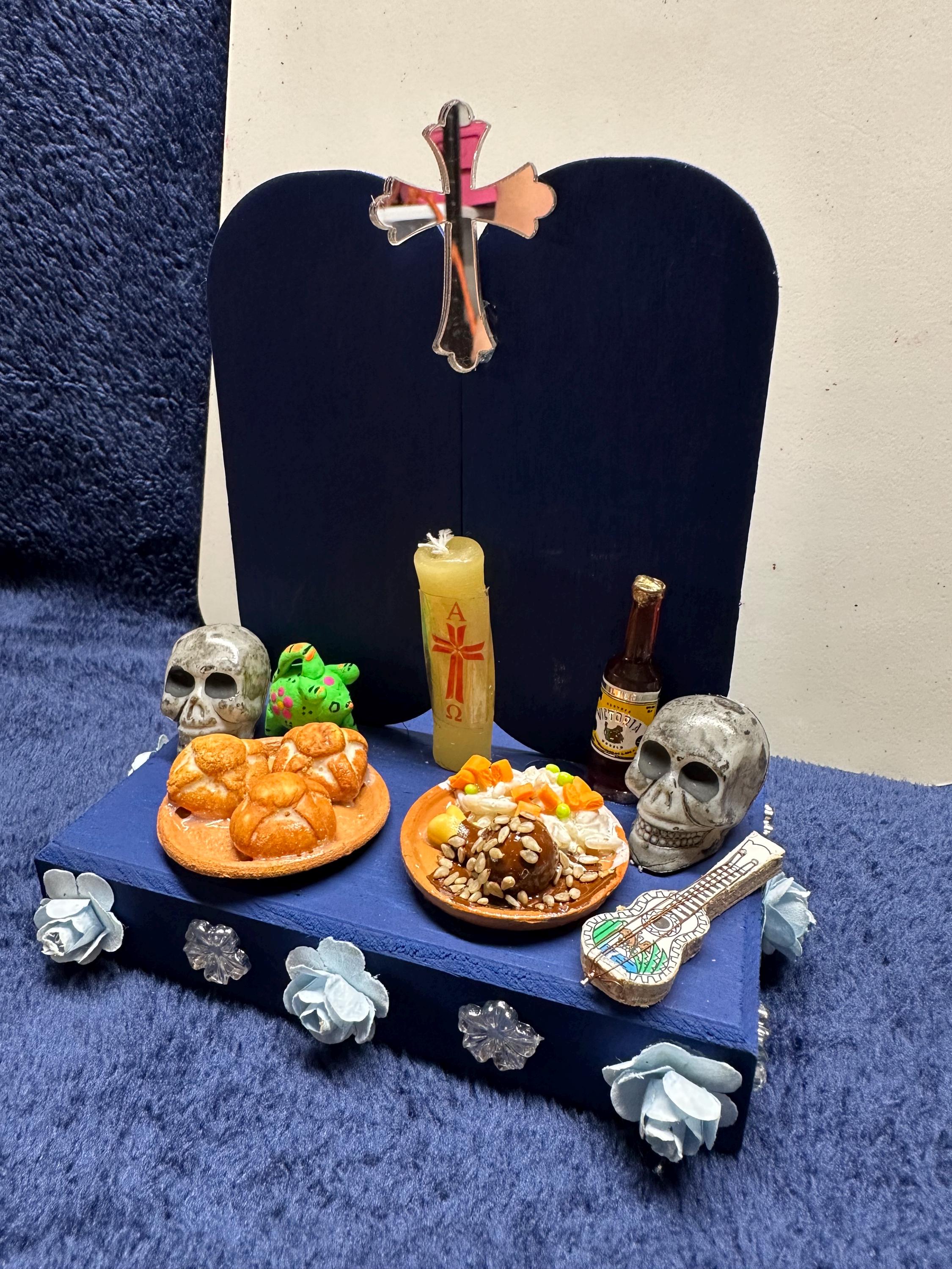 Royal Blue Mini Dia De Los Muertos Altar Day of the Dead Shrine #28 - Etsy