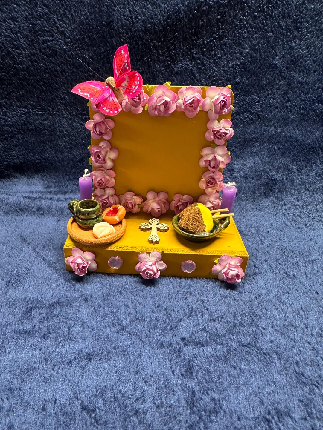 Mustard Mini Dia De Los Muertos Altar Day of the Dead Shrine #24 - Etsy