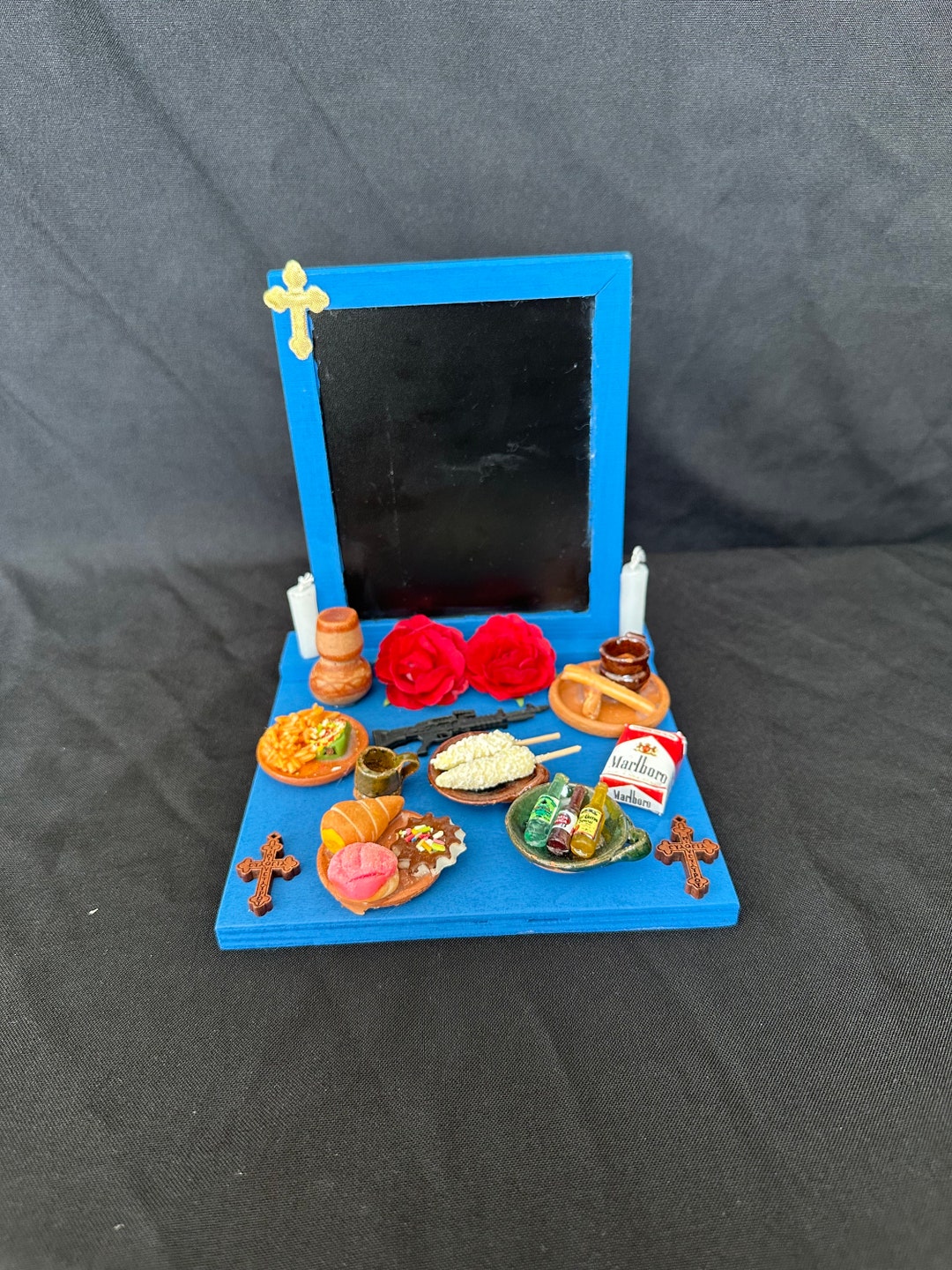 Royal Blue Mini Dia De Los Muertos Altar Day of the Dead Shrine #00 - Etsy