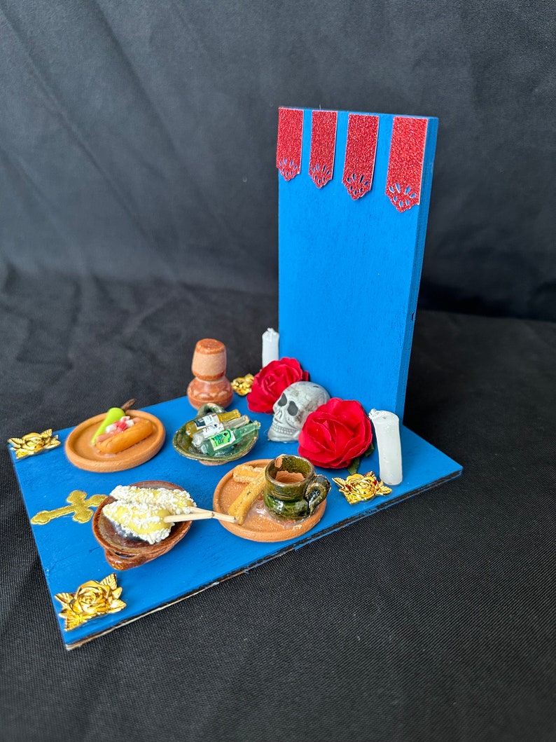 Royal Mini Dia De Los Muertos Altar Day of the Dead Shrine #04 - Etsy