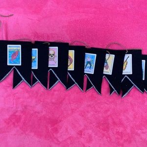 Multicolor Felt La Loteria Card Garland Wedding Party Decoración #F