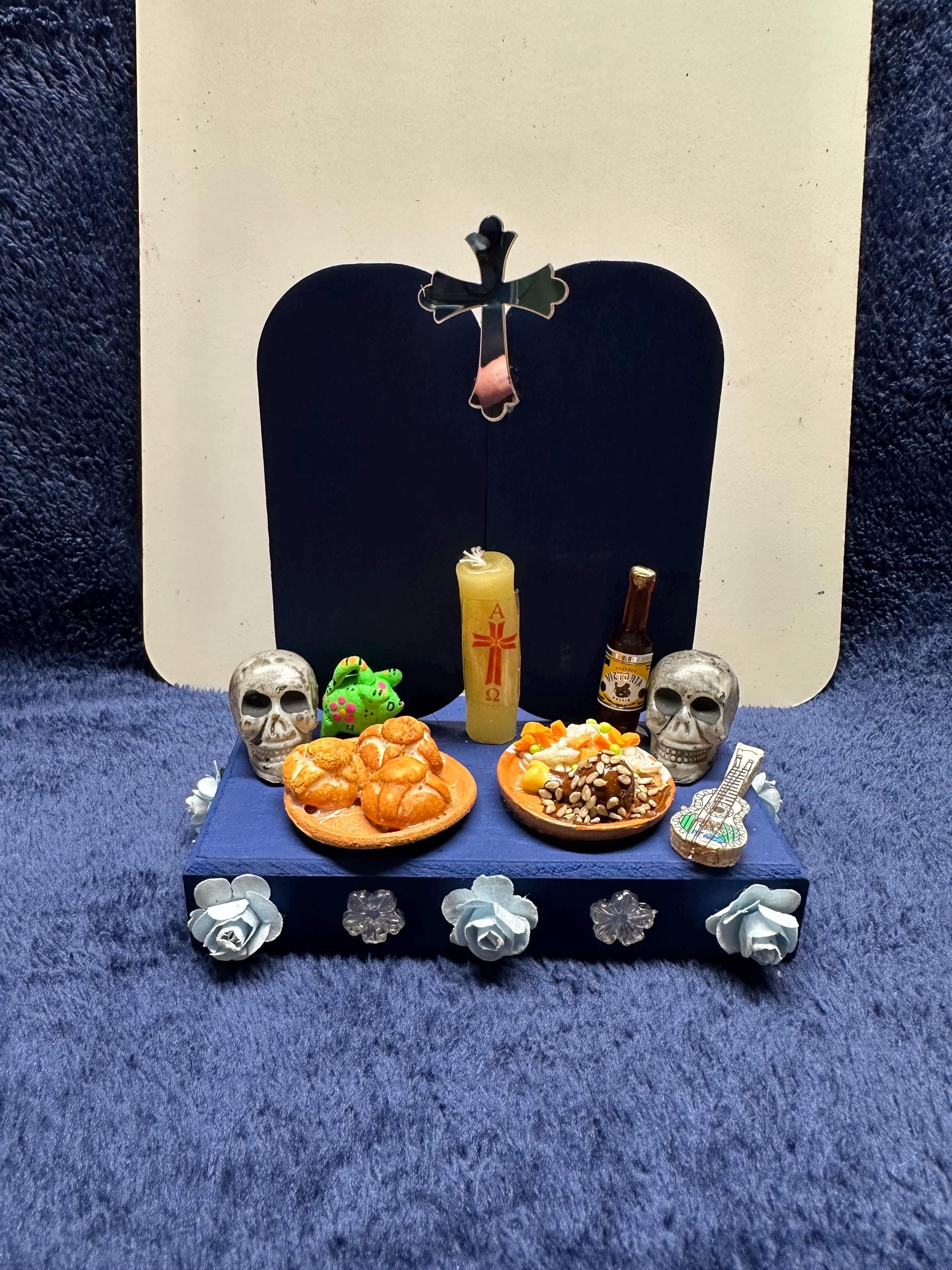Royal Blue Mini Dia De Los Muertos Altar Day of the Dead Shrine #28 - Etsy