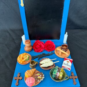 Royal Blue Mini Dia De Los Muertos Altar Day of the Dead Shrine #00 - Etsy