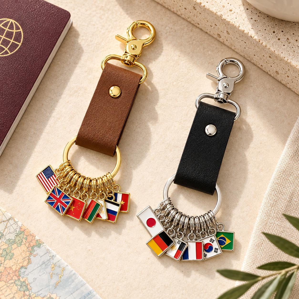 International flag charms - Etsy 日本