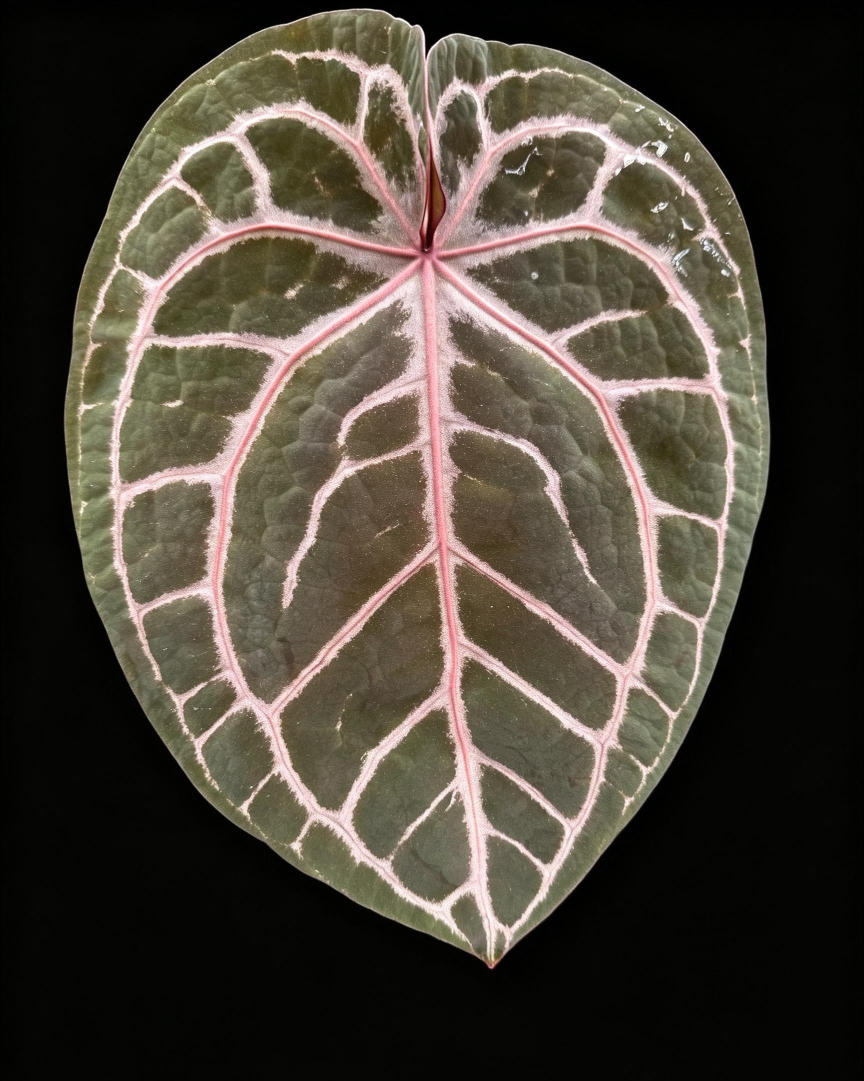 Red Crystallinum Anthurium Plant - Etsy