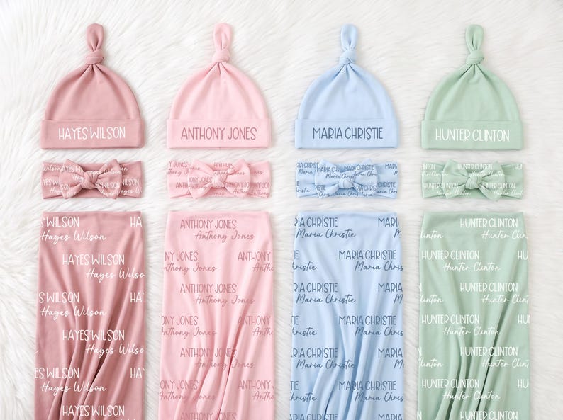 Neugeborenen Namensdecke, Baby Name Decke, Krankenhaus Coming Home Outfit, Swaddle mit Namen, Neugeborenen Swaddle und Decke, Namensmitteilung Bild 4