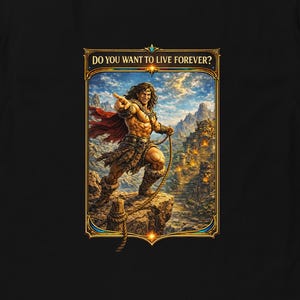 Herren Barbarian Conan Fantasy Adventure Gamer Kurzarm T-Shirt