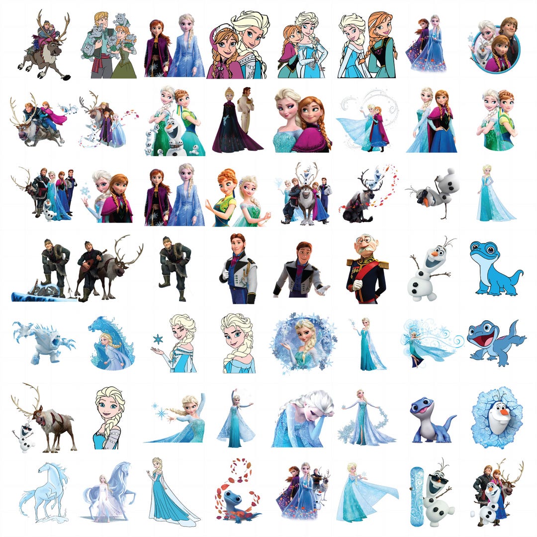 Frozen PNG, Frozen SVG, Frozen Clipart, Frozen 2 Clipart, Princess Png ...