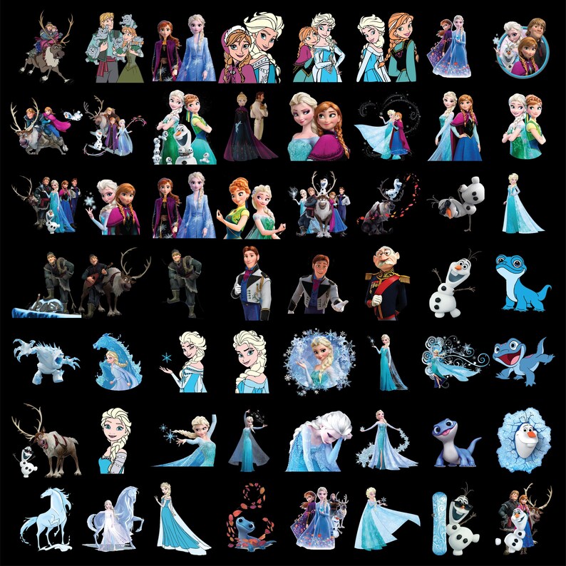 Frozen PNG, Frozen SVG, Frozen Clipart, Frozen 2 Clipart, Princess Png ...