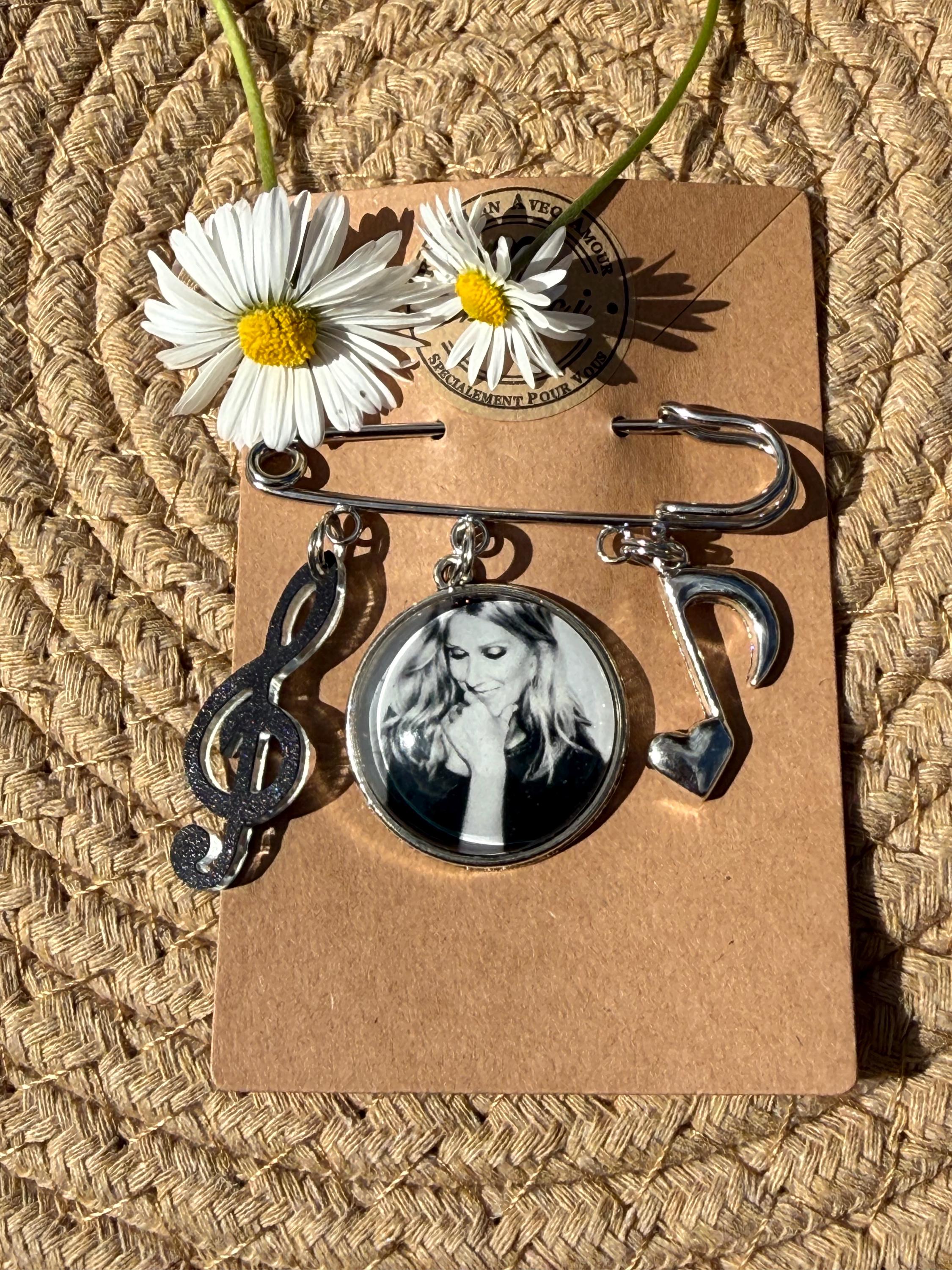 ♡ CELINE ♡ Vintage ♡ C broach ♡ Vintage Céline Triomphe Brooch - A Retro Tale