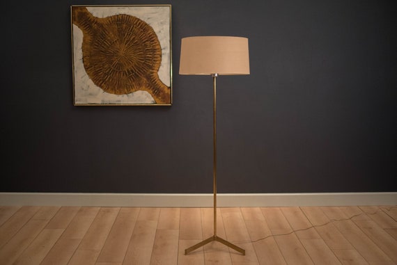 mid century tripod floor lamp