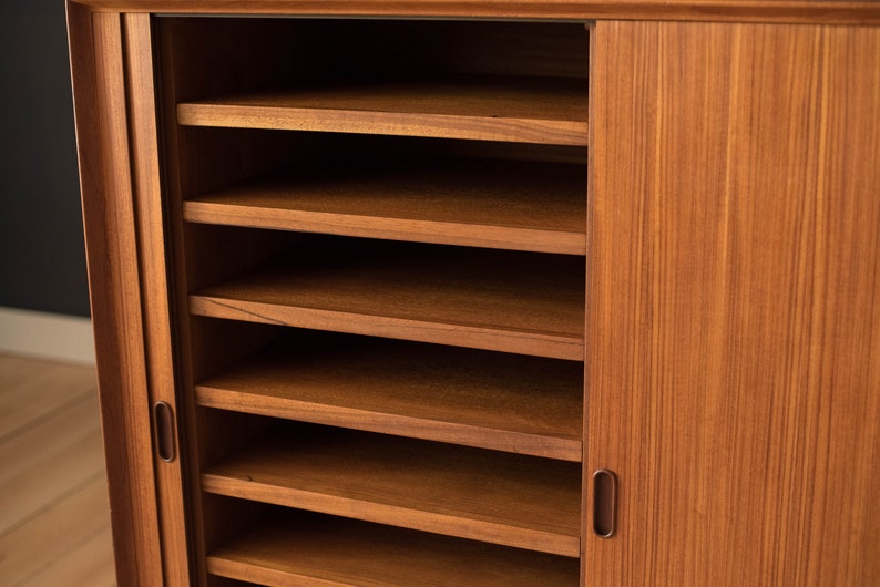 Danish Modern Teak Wardrobe Dresser Chest by Arne Vodder for Sibast Møbler image 6