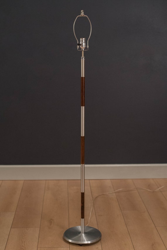 Danish Modern Rosewood Floor Lamp Etsy
