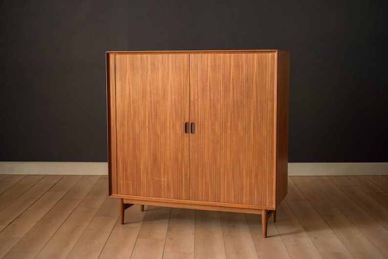 Danish Modern Teak Wardrobe Dresser Chest by Arne Vodder for Sibast Møbler image 1