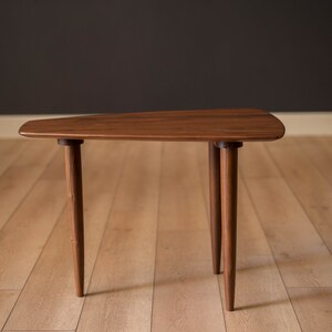 Vintage Solid Walnut Prelude Side Table by Ace-Hi image 4