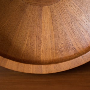 Early Danish Teak Centerpiece Serving Bowl by Jens H. Quistgaard for Dansk image 6