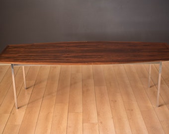 Mid Century Rosewood Conference Dining Table by Florence Knoll