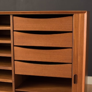 Danish Modern Teak Wardrobe Dresser Chest by Arne Vodder for Sibast Møbler image 5