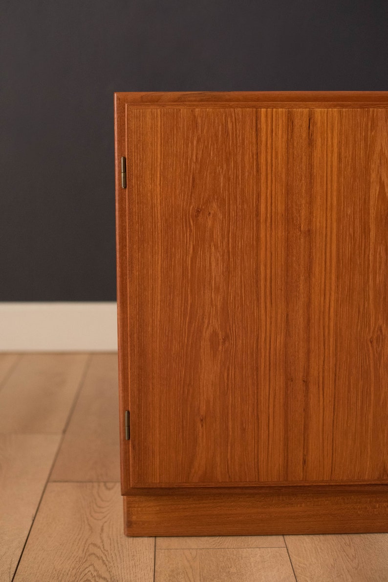 Vintage Danish Teak Locking Storage Cabinet Credenza by Børge Mogensen image 7