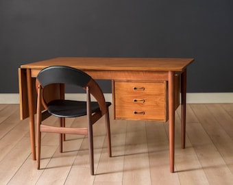 Midcentury Danish Teak Desk by Domino Mobler, 1960s - Etsy