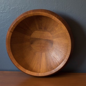 Early Danish Teak Centerpiece Serving Bowl by Jens H. Quistgaard for Dansk image 5