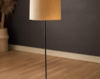 Classic Mid Century Modern Black Metal Floor Lamp - Etsy
