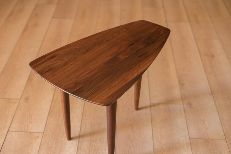 Vintage Solid Walnut Prelude Side Table by Ace-Hi image 3