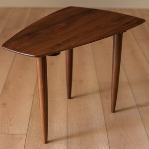 Vintage Solid Walnut Prelude Side Table by Ace-Hi image 2