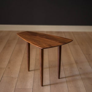 Vintage Solid Walnut Prelude Side Table by Ace-Hi image 7