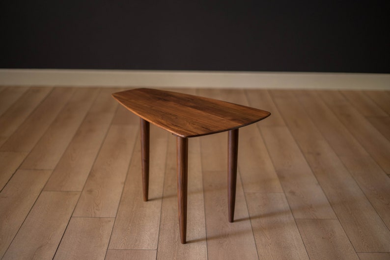 Vintage Solid Walnut Prelude Side Table by Ace-Hi image 7
