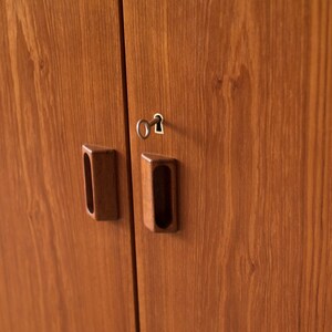 Vintage Danish Teak Locking Storage Cabinet Credenza by Børge Mogensen image 3