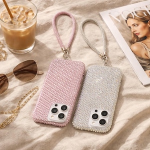 Sparkly Crystal Bling iPhone Case: Shockproof, Glitter, Jeweled Cover