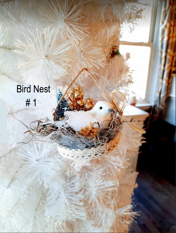 Christmas and Winter Home Decor with Nesting Baskets