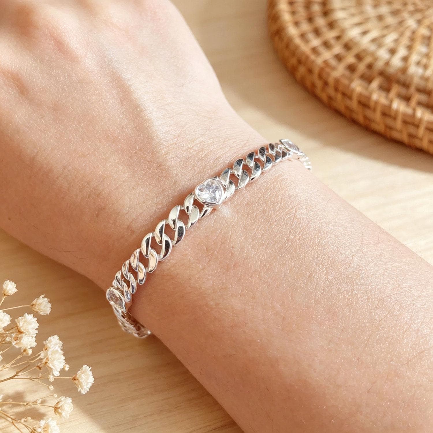 Pandora sparkling heart tennis bracelet - Etsy 日本