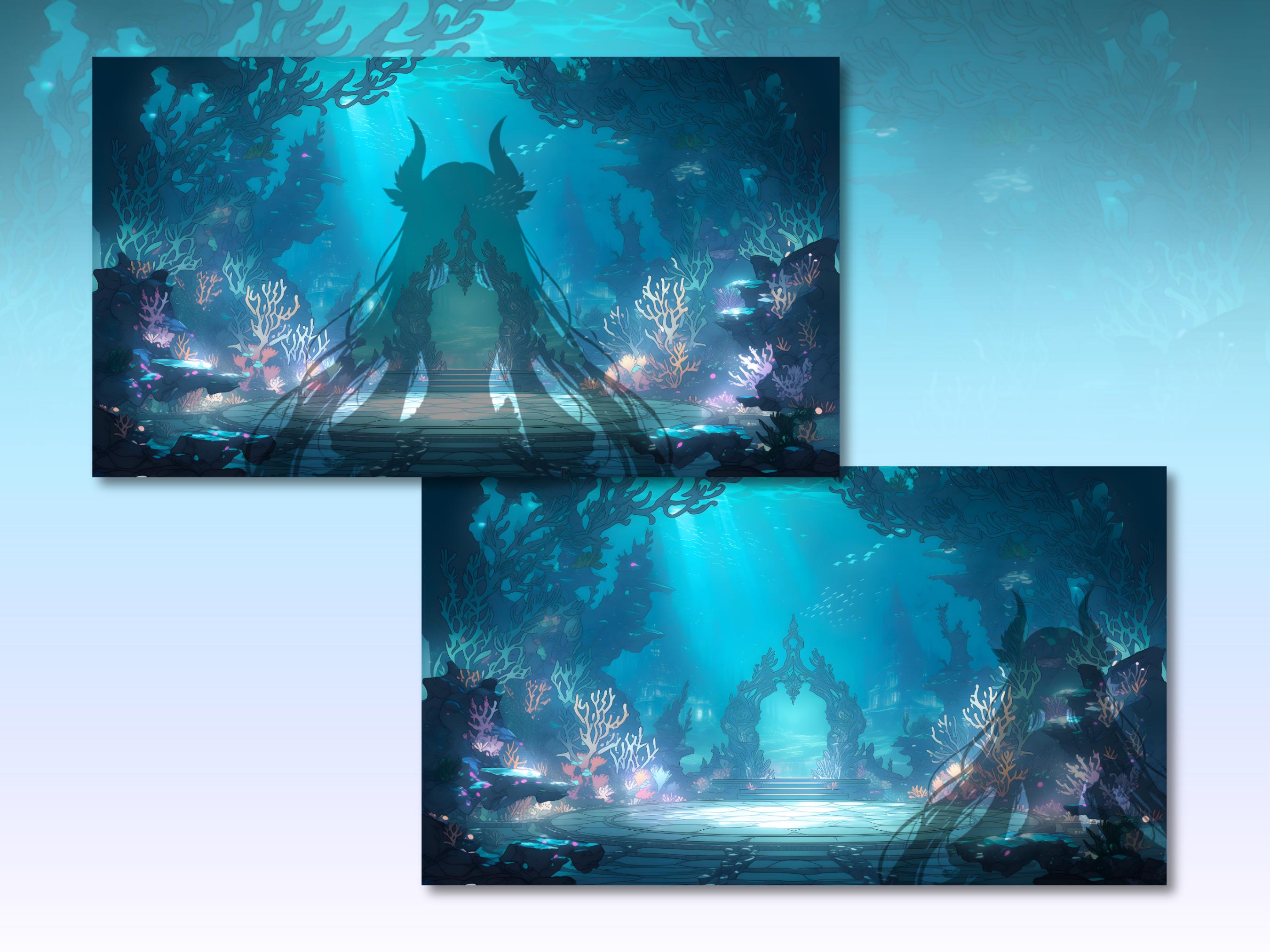 Stream Offline Screen Fish Underwater Twitch Screen Ocean Twitch Streaming Screen Blue Stream ...