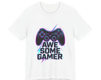 Awesome Gamer controller graphic Tee | Video Game shirt