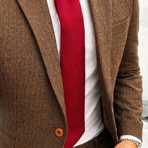 US | UK Jacket/Blazer Brown Tweed | Wedding | Groom | Destination Wedding | Groomsmen | Outdoor