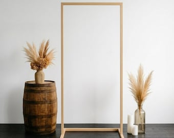 Custom Welcome Sign Stand, Wood Wedding Sign Stand, Wooden Welcome Sign Frame, Custom Size Sign Holder, Event Decor, Linen Sign Display