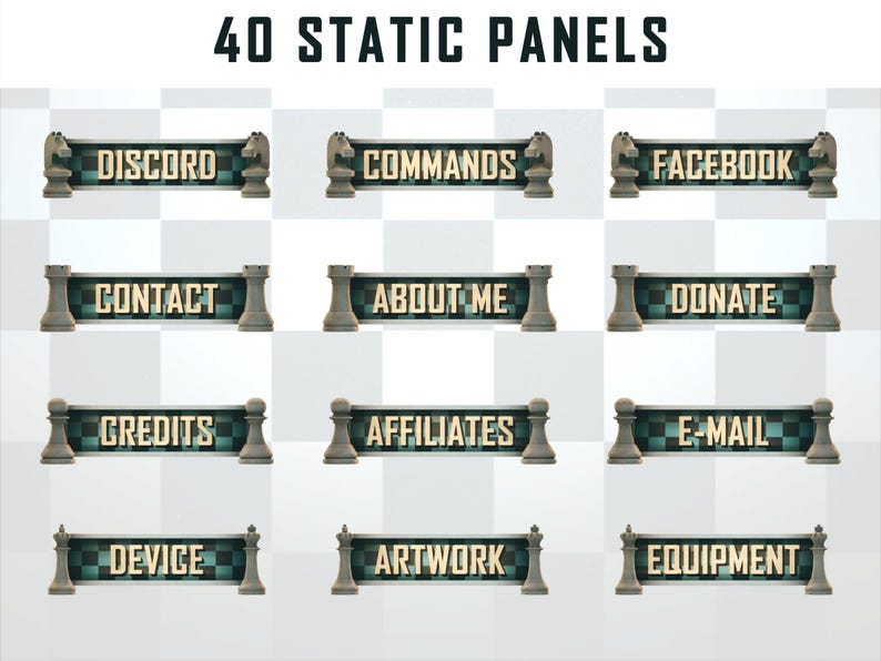 Buy Animated Royale Chess Stream Overlay Package – Twitch, Youtube ...