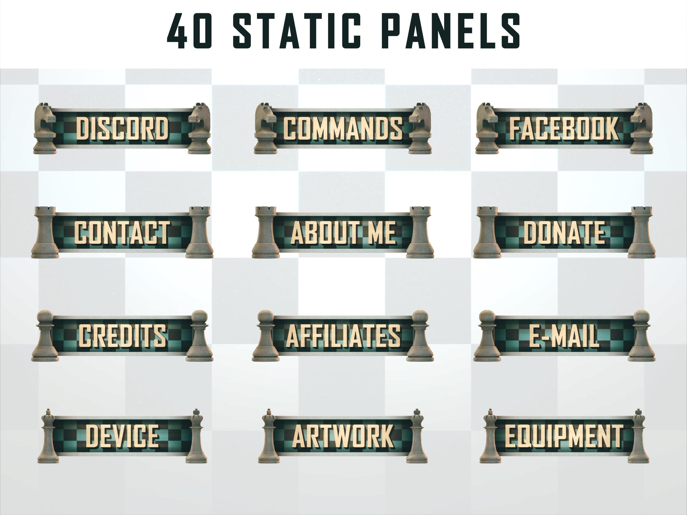 Buy Animated Royale Chess Stream Overlay Package – Twitch, Youtube ...