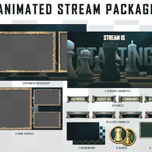 Buy Animated Royale Chess Stream Overlay Package – Twitch, Youtube ...