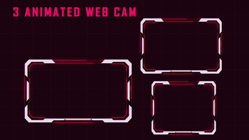 Buy Animated Stream Overlay Pack Horizon Sakura Ultimate Neon Twitch ...