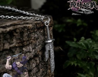 Jjtsu Klsen Inumaki Toge Halskette, Anime Cosplay Anhänger, Cursed Speech Schmuck, Manga Accessoire Geschenk für Fans Männer