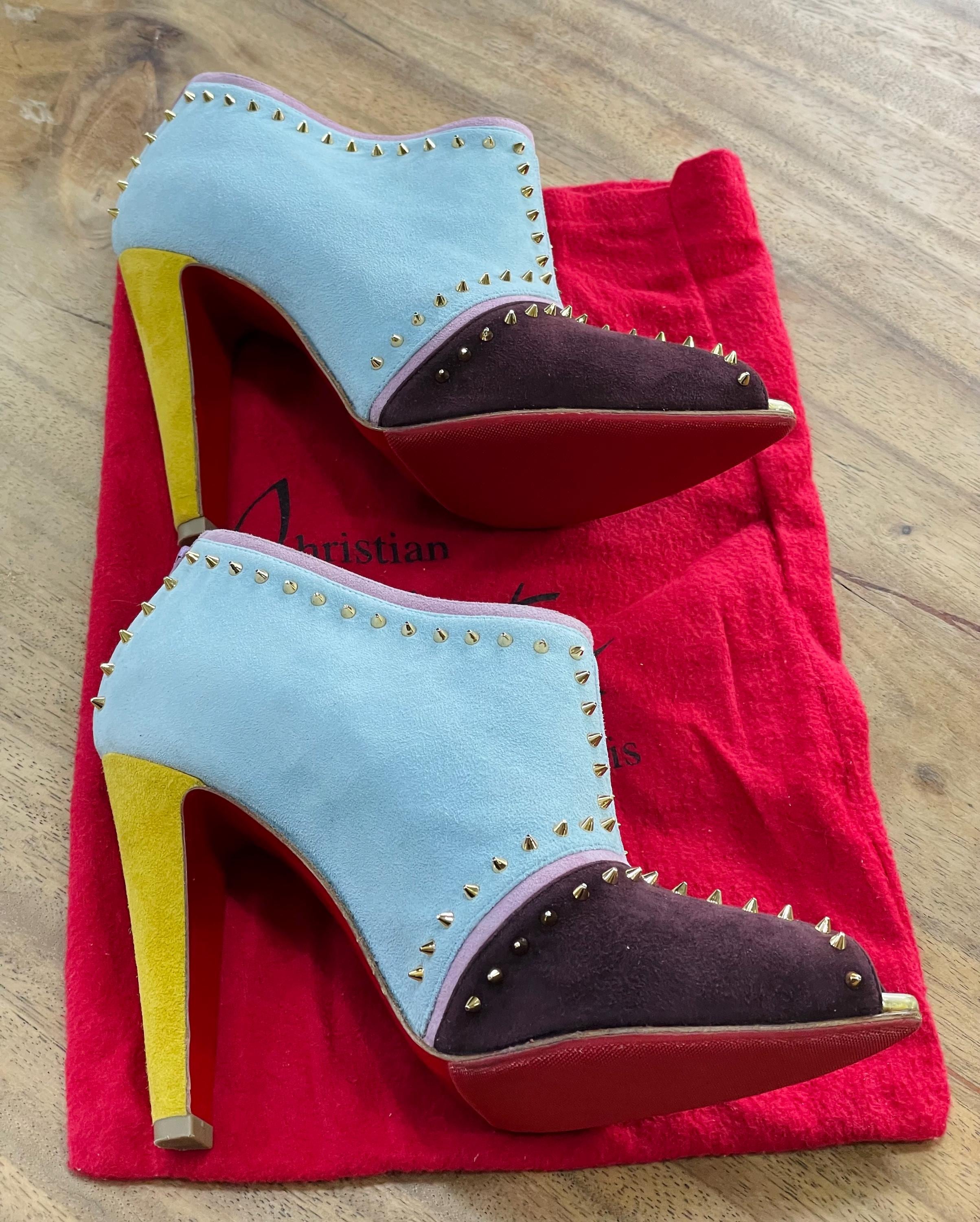 ルイヴィトン　ベルベット　ヒール Louis Vuitton Red Bottom Pumps - Etsy Canada