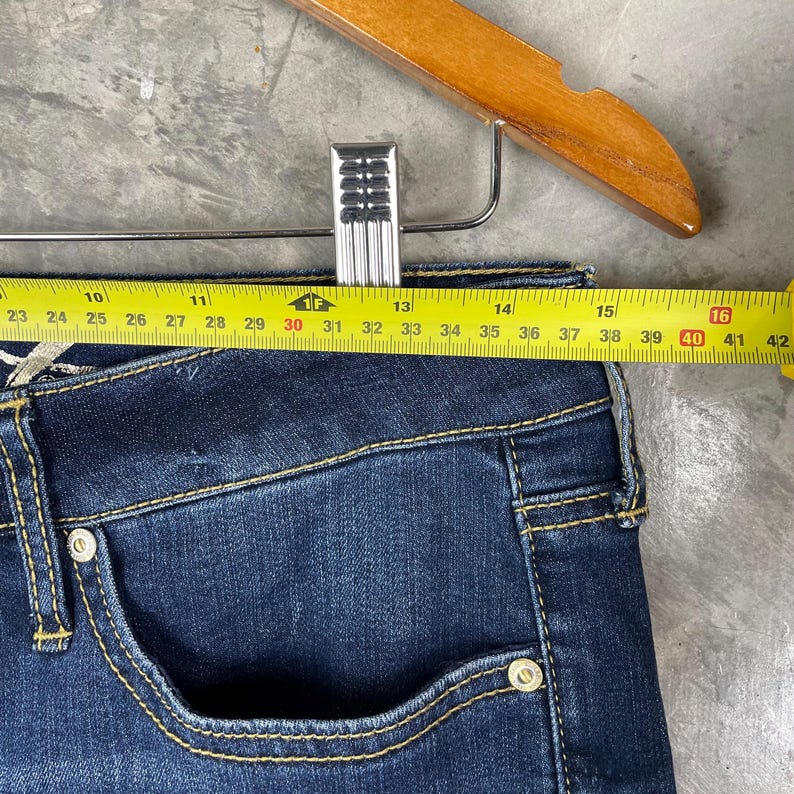 Seven 7 Damshorts med slitna jeans, mellantvättad, 29 (storlek 8), vintagestil | AD0032 bild 12